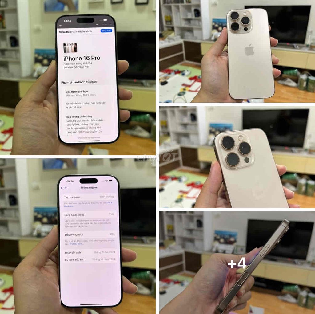 iPhone 16 Pro 256GB Vàng Sa mạc FULLBOX APPLE 2025. Mua bán Điện thoại tại Quận Thanh Xuân Hà Nội được đăng bởi Nguyễn Huy Dũng hình 1
