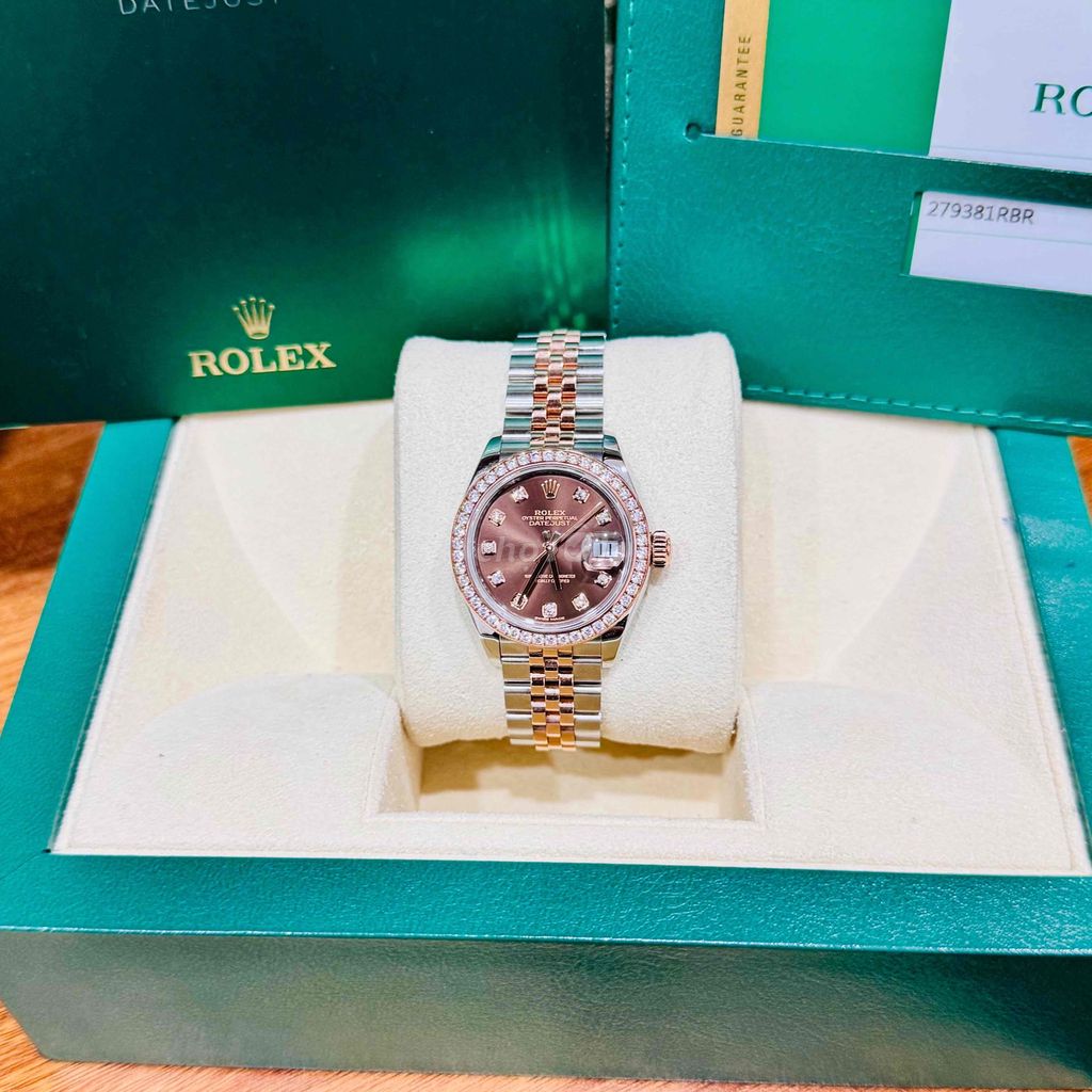 Đồng hồ Rolex 28mm 279381RBR Chocolate