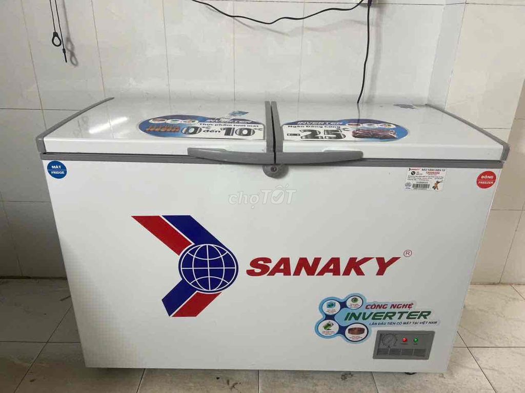 Tủ đông Sanaky VH-3699W3 260 lít Trắng Inverter. Mua bán Tủ lạnh tại Huyện Nhà Bè Tp Hồ Chí Minh được đăng bởi Tên chưa cung cấp hình 1