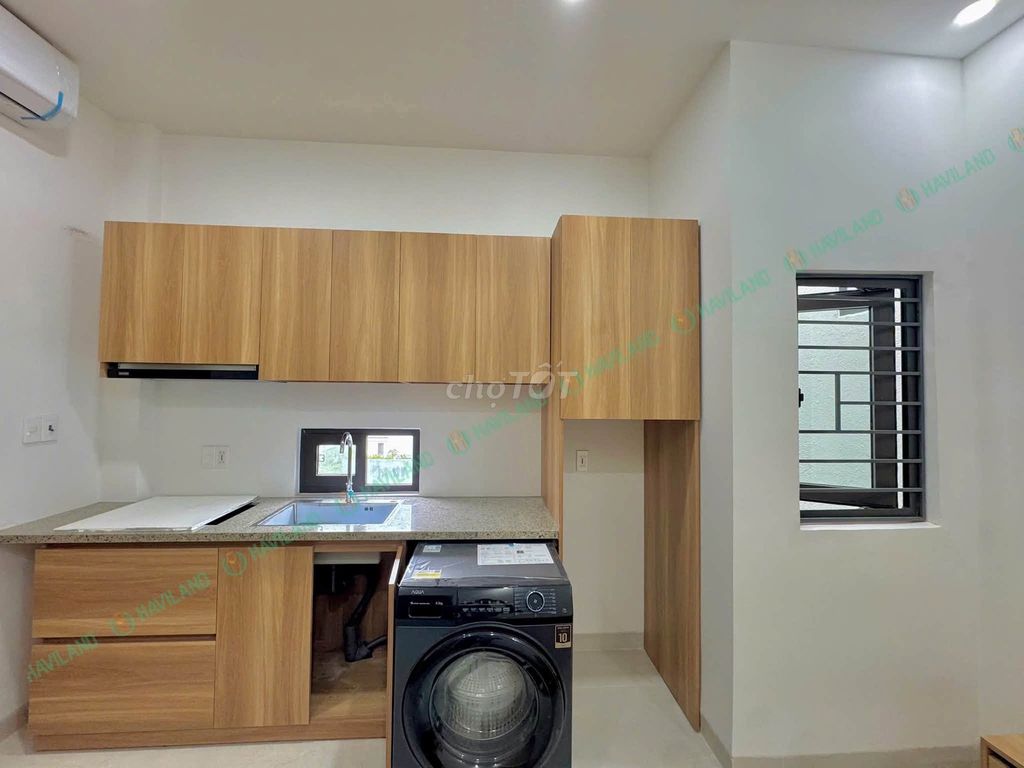 Phòng trọ mới, full nội thất, ban công, Nam Hòa Xuân