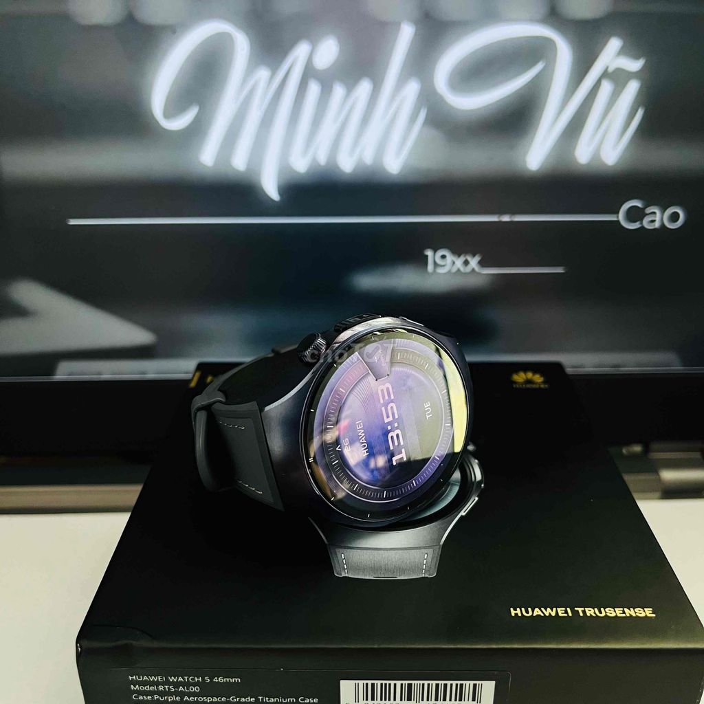 Huawei Watch 5 Tím. Mua bán Thiết bị đeo thông minh tại Quận Gò Vấp Tp Hồ Chí Minh được đăng bởi Cao An Vũ hình 1