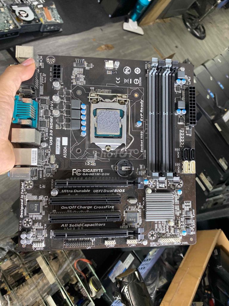 MAIN H81 BẢN 4 KHE RAM ẢE LẮP MÁY BAO ÊM CHẤT. Mua bán Linh kiện (RAM, Card...) tại Quận Gò Vấp Tp Hồ Chí Minh được đăng bởi ngọc trang hình 1
