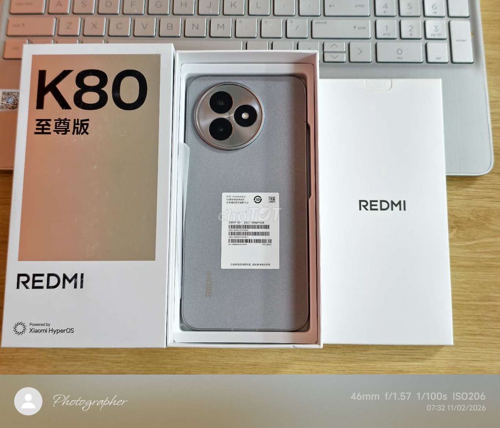 Xiaomi Redmi K80 Ultra 256GB Xám. Mua bán Điện thoại tại Thành phố Bắc Ninh Bắc Ninh được đăng bởi XIAOMI STORE GIA BẢO hình 1