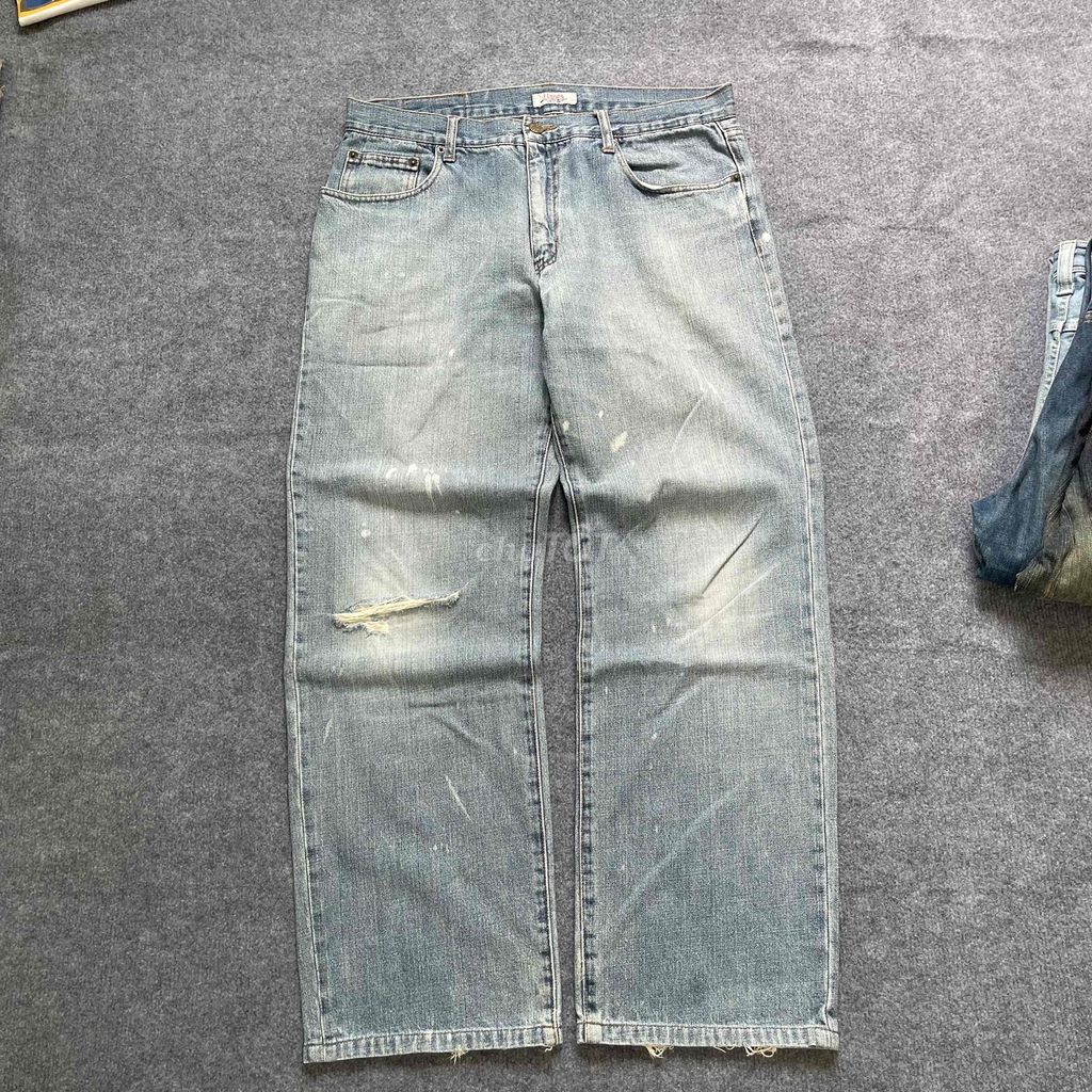 Quần jean Hanes unisex xanh nhạt 88cm. Mua bán Quần áo tại Huyện Đan Phượng Hà Nội được đăng bởi Đăng hình 1