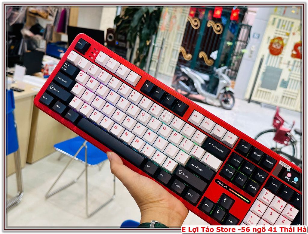 E pass Bàn phím cơ Aula F108 Pro Đỏ 3 chế độ. Mua bán Phụ kiện (Màn hình, Chuột...) tại Quận Đống Đa Hà Nội được đăng bởi Nguyễn Tiến Lợi hình 1