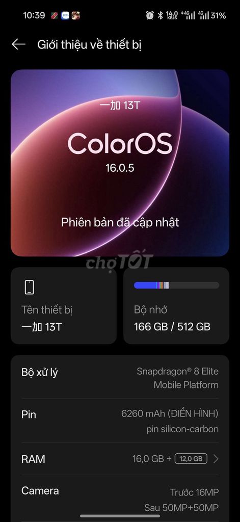 OnePlus 13T 16GB/512GB. Mua bán Điện thoại tại Huyện Gò Quao Kiên Giang được đăng bởi Hiếu Trần Trung hình 1