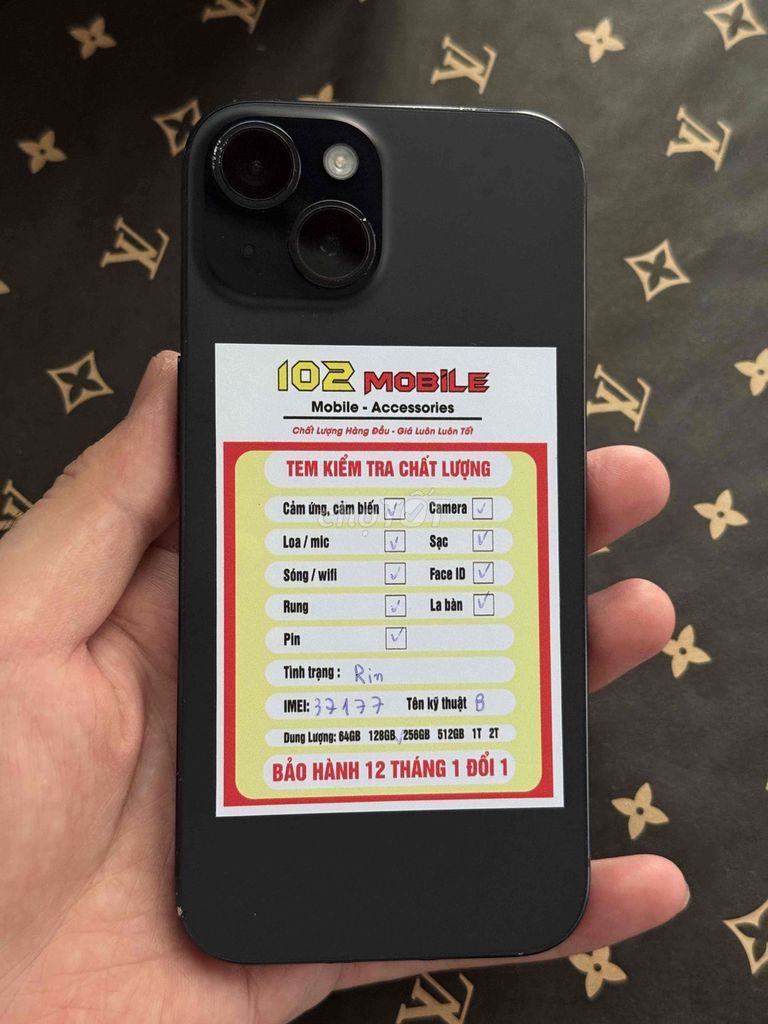 iPhone 15 128GB Đen Máy zin, bảo hành 1 năm. Mua bán Điện thoại tại Thành phố Buôn Ma Thuột Đắk Lắk được đăng bởi Nguyễn Hoàng hình 1