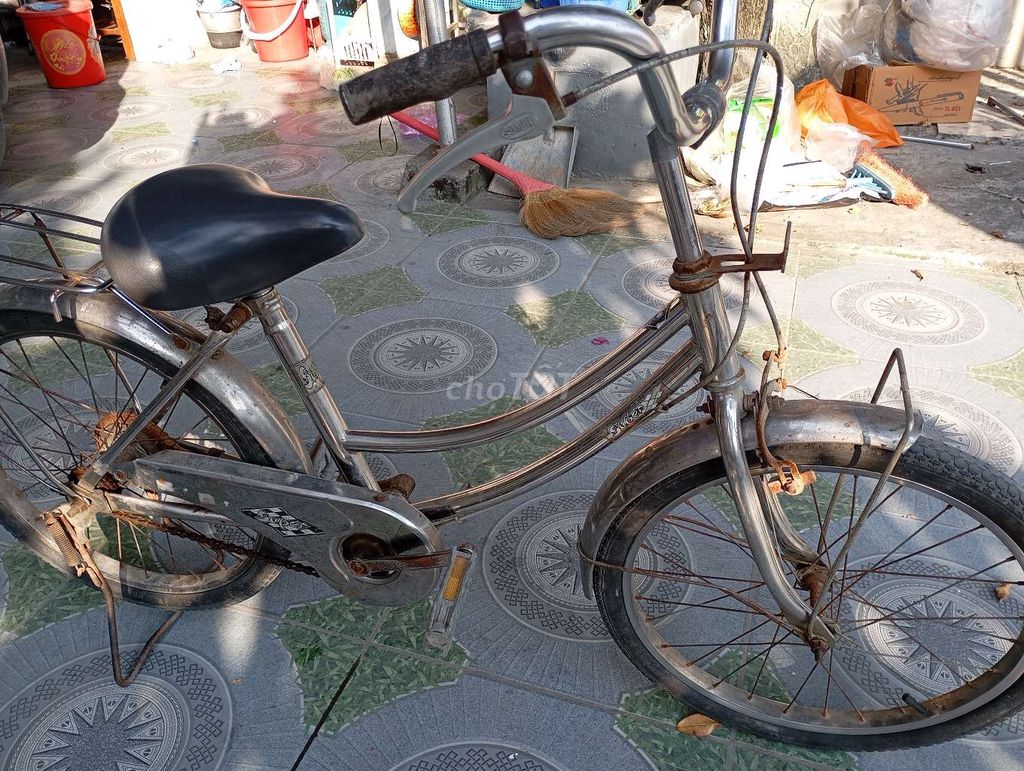 Xe đạp trẻ em Inox Bạc 20 inch. Mua bán Xe đạp tại Huyện Kiến Thuỵ Hải Phòng được đăng bởi Nguyễn Văn Vương hình 1