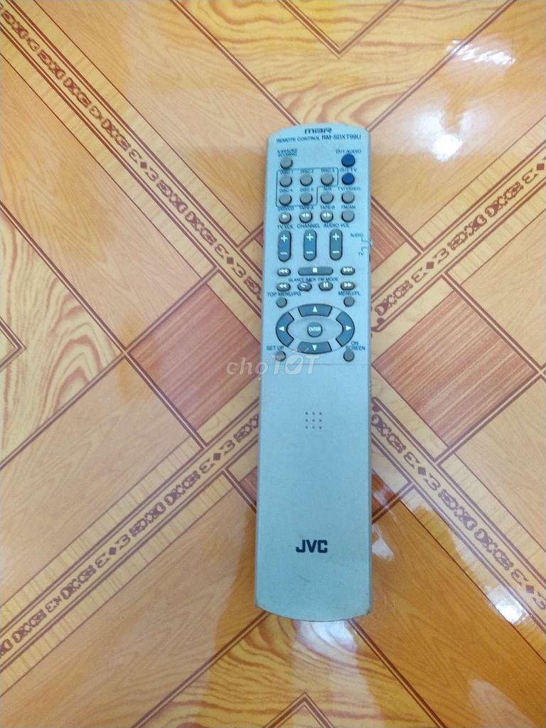 Remote zin cd dvd radio cassette JVC Japan tốt đẹp