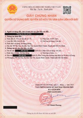 Bán Gấp chung cư Westgate 59m2- 2PN, 2WC - Có Sổ Hồng - View Hồ 
