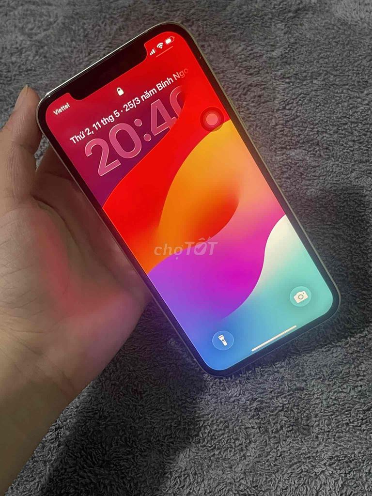 iPhone 12 Pro Trắng 128GB - Đã sửa chữa. Mua bán Điện thoại tại Thành phố Vũng Tàu Bà Rịa - Vũng Tàu được đăng bởi Nguyễn thị huỳnh Nhi hình 1