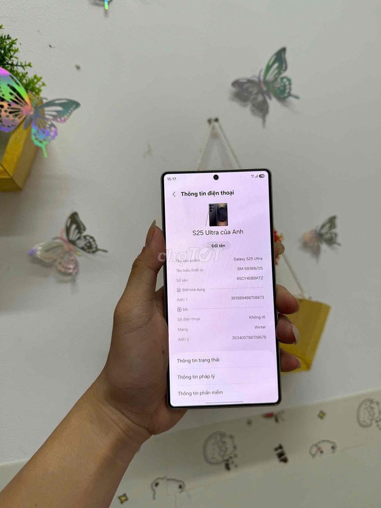 Samsung Galaxy S25 Ultra 256GB Đen Mới. Mua bán Điện thoại tại Thành phố Tây Ninh Tây Ninh được đăng bởi cầm đồ  hình 1
