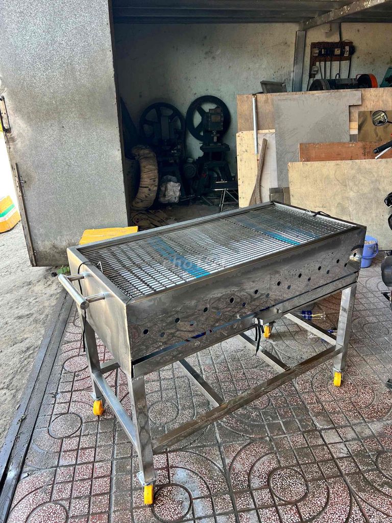 Lò nướng than 50x100, bếp nướng than mới. Mua bán Bếp, lò, đồ điện nhà bếp tại Huyện Bình Chánh Tp Hồ Chí Minh được đăng bởi Xưởng Inox An Phát Phú hình 1