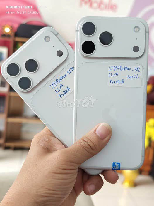 Apple iPhone 17 Pro Max 512GB Trắng Đã sử dụng. Mua bán Điện thoại tại Quận 7 Tp Hồ Chí Minh được đăng bởi Hội Đồ Điện Tử hình 1