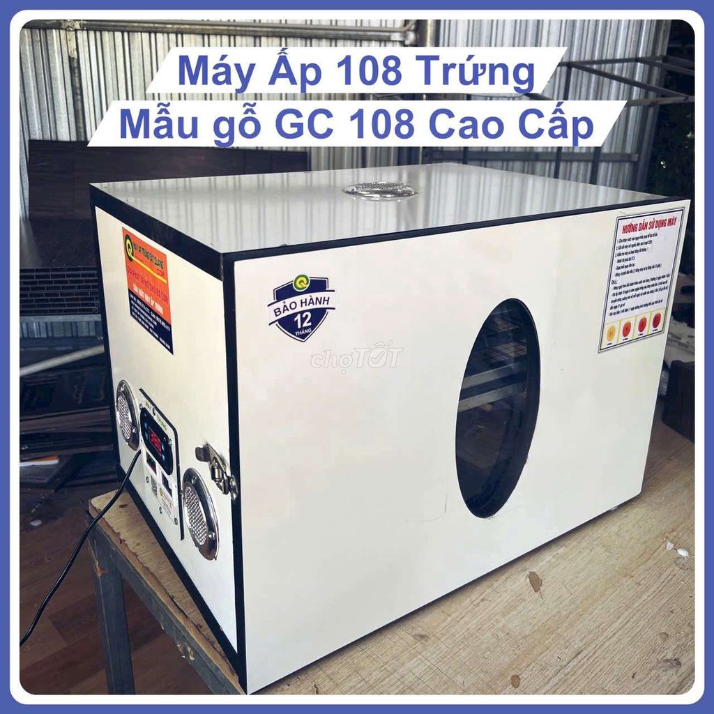 Máy ấp trứng GC 108 108 trứng. Mua bán Đồ chuyên dụng, Giống nuôi trồng tại Huyện Châu Thành Kiên Giang được đăng bởi Minh Luân hình 1