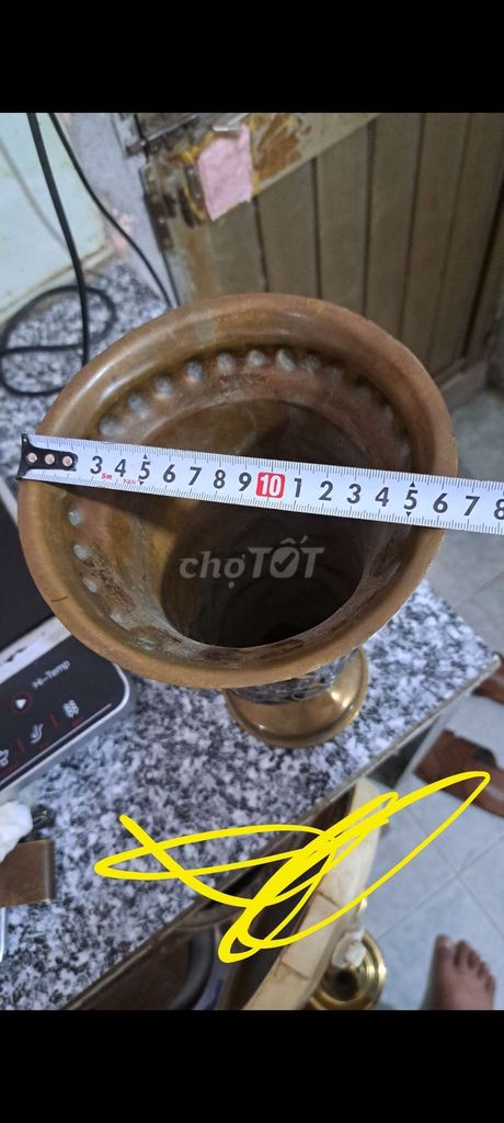 Trưa nay bán 1 bình bông 105MM cao 31cm