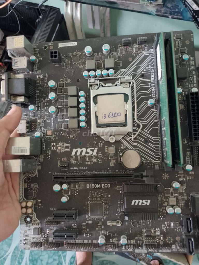 Bo mạch chủ MSI B150M ECO DDR4 8GB. Mua bán Linh kiện (RAM, Card...) tại Thành phố Bến Tre Bến Tre được đăng bởi đăng hình 1
