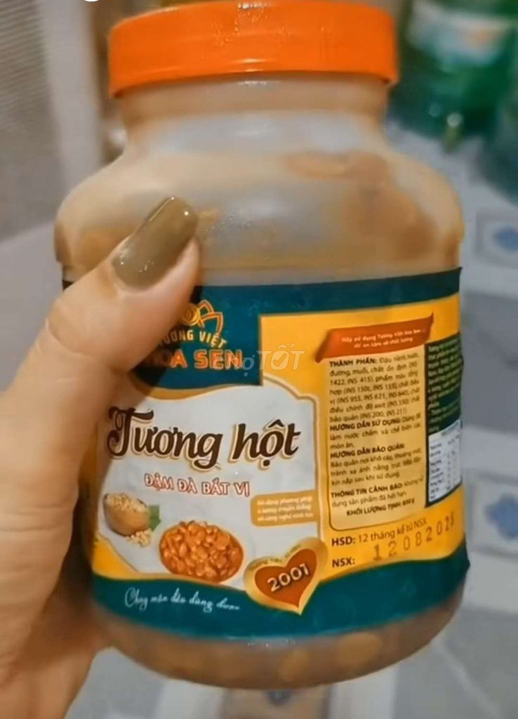 Tương hột Hoa Sen 850g. Mua bán Đồ ăn, thực phẩm và các loại khác tại Quận 12 Tp Hồ Chí Minh được đăng bởi BẠN VÀ TÔI hình 1
