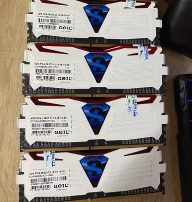 Kit Ram DDR4 16GB(4x4GB) GEIL buss 2400 có led Đỏ. Mua bán Linh kiện (RAM, Card...) tại Quận Tân Bình Tp Hồ Chí Minh được đăng bởi Sum Trần