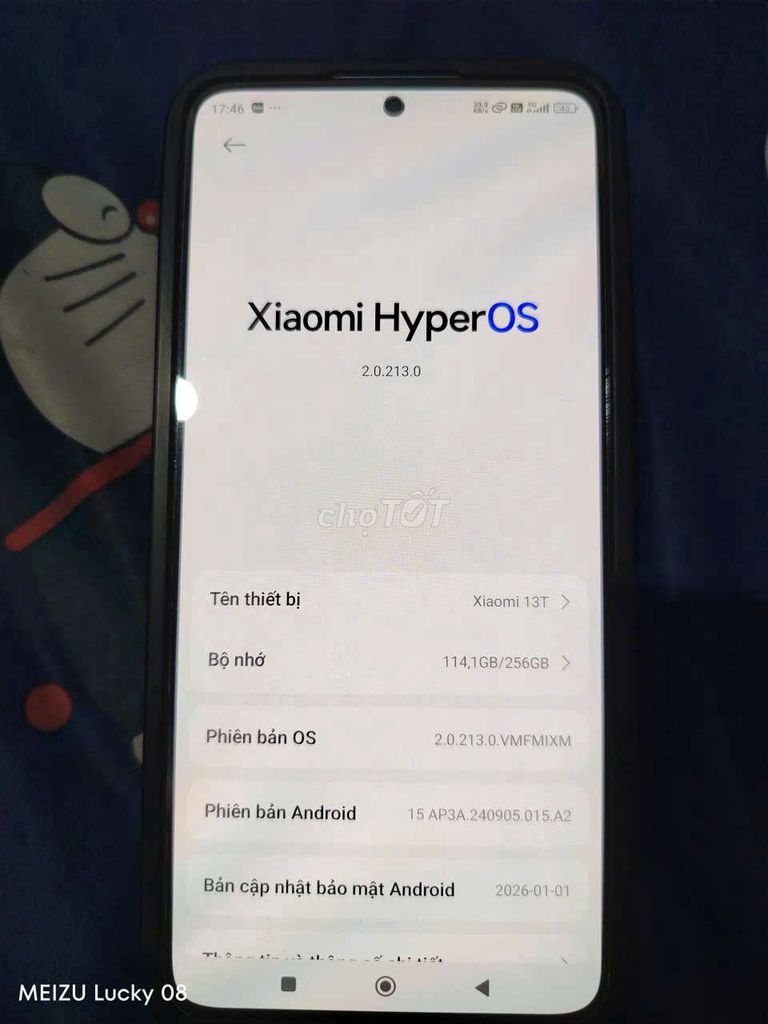Xiaomi 13T 12GB/256GB Xám. Mua bán Điện thoại tại Huyện Châu Thành Bến Tre được đăng bởi Tên Thật Đẹp hình 1