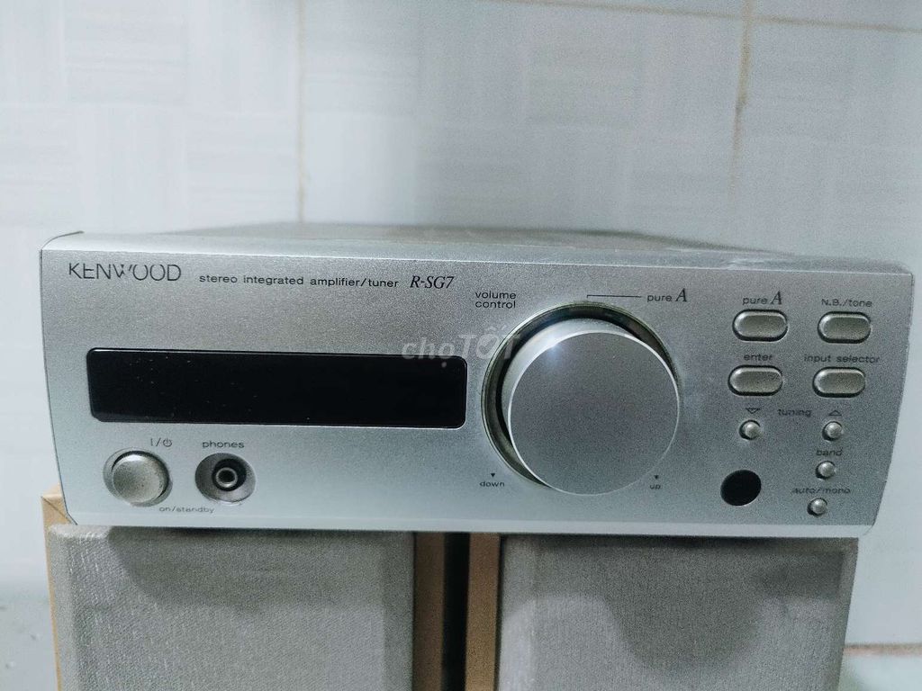 Ampli mini Kenwood R-SG7 Bạc. Mua bán Tivi, Âm thanh tại Huyện Củ Chi Tp Hồ Chí Minh được đăng bởi LÊ CƯỜNG hình 1