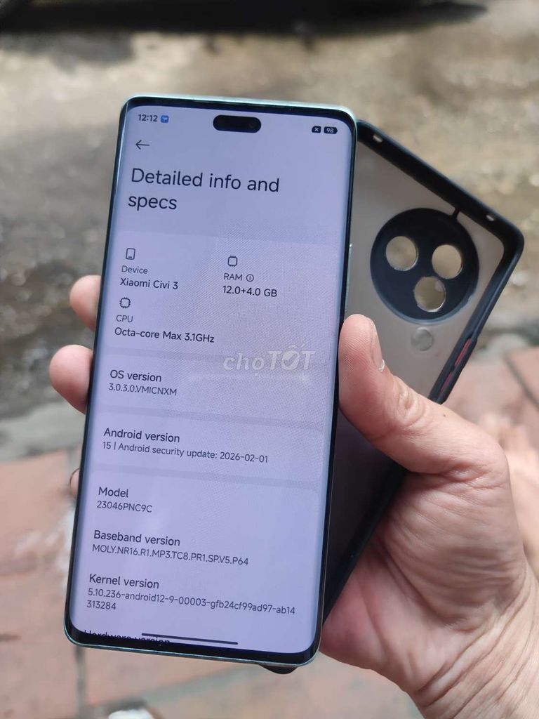Xiaomi Civi 3 12/256 GL. Mua bán Điện thoại tại Quận Ba Đình Hà Nội được đăng bởi đình bắc hình 1