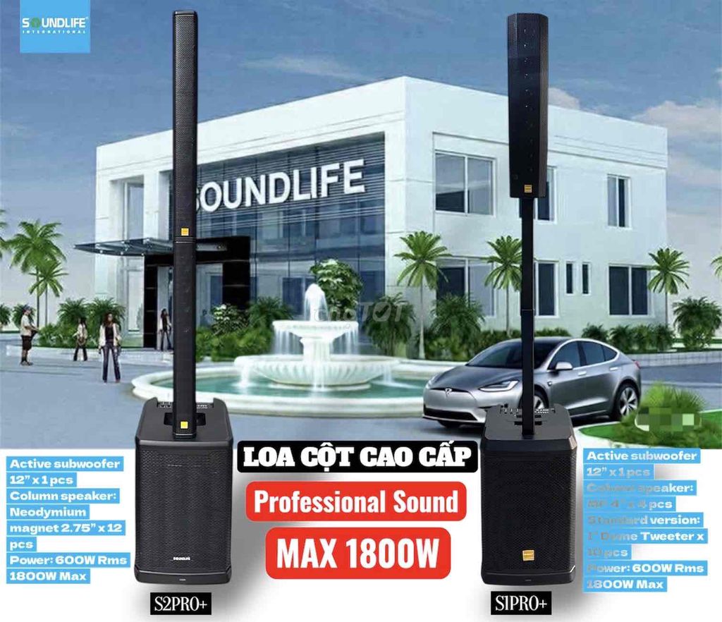 LOA CỘT CAO CẤP ÂM THAMH SÂN KHẤU S1PRO+. Mua bán Tivi, Âm thanh tại Quận Long Biên Hà Nội được đăng bởi SOUNDLIFE ÂM THANH CHÍNH HÃNG CAO CẤP hình 1