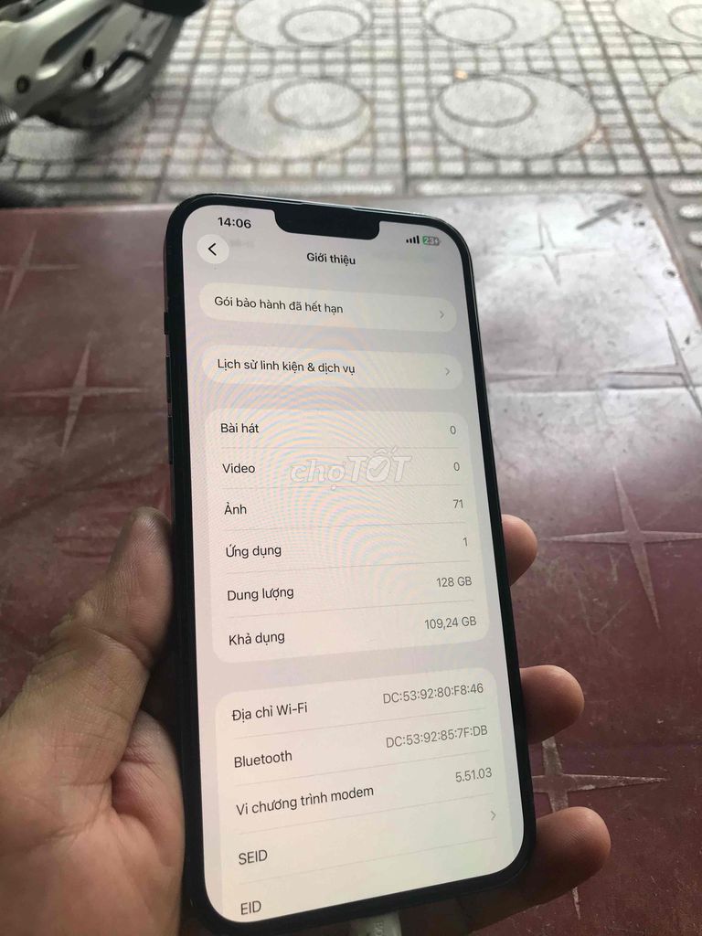 Apple iPhone 13 Pro Max 128GB full zin. Mua bán Điện thoại tại Quận 7 Tp Hồ Chí Minh được đăng bởi Trí Dương hình 1
