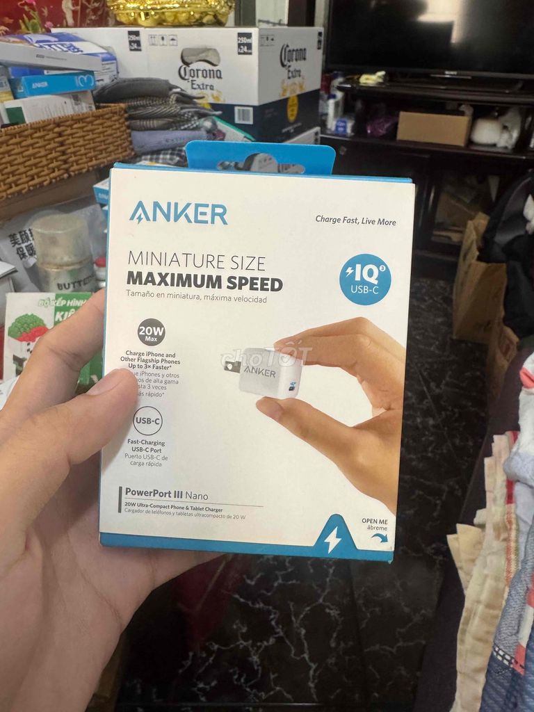 Củ sạc Anker Nano 20W Trắng siêu nhỏ. Mua bán Phụ kiện (Màn hình, Chuột...) tại Thành phố Vũng Tàu Bà Rịa - Vũng Tàu được đăng bởi Quốc Hưng hình 1