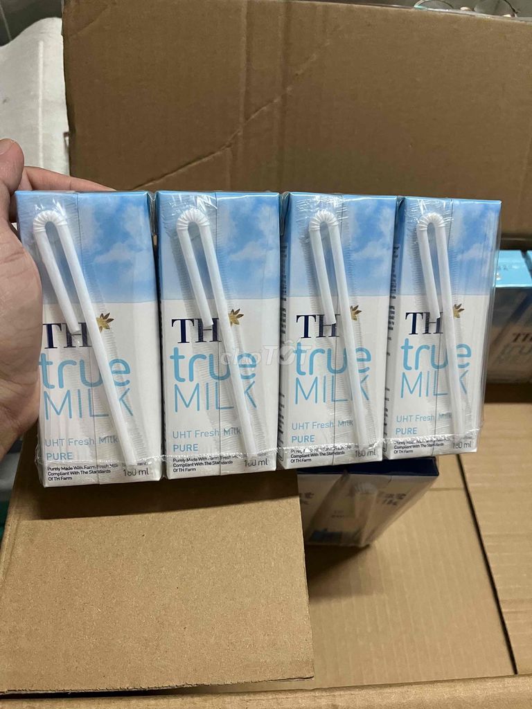 Sữa tươi TH True Milk không đường 180ml. Mua bán Đồ ăn, thực phẩm và các loại khác tại Thành phố Thủ Đức Tp Hồ Chí Minh được đăng bởi Vân Phan hình 1