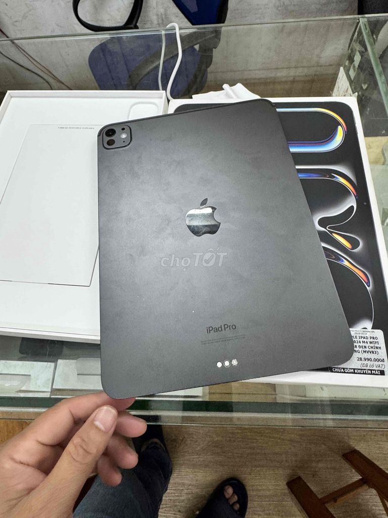 ipad pro M4 11 inch 256 wiifi zin đẹp chính hãng. Mua bán Máy tính bảng tại Quận Đống Đa Hà Nội được đăng bởi Lê Khuyến hình 1