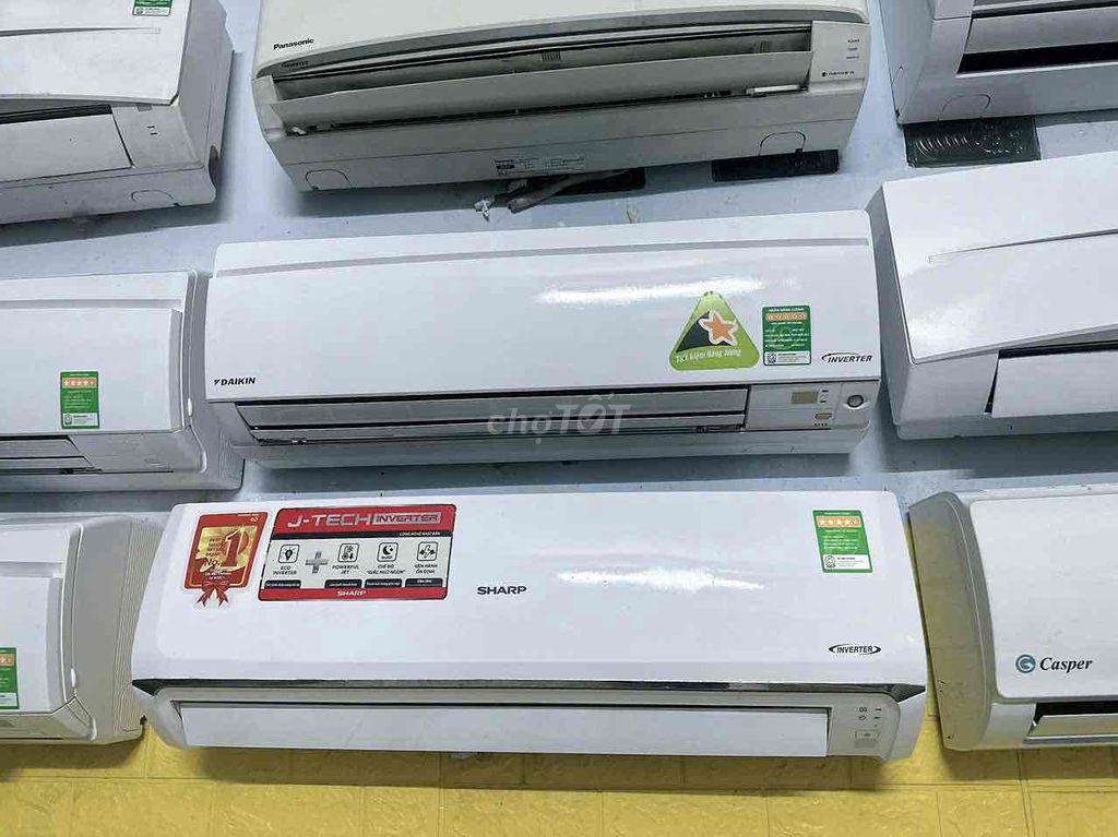 Máy sharp inverter tiết kiệm điện bao lắp 1hp