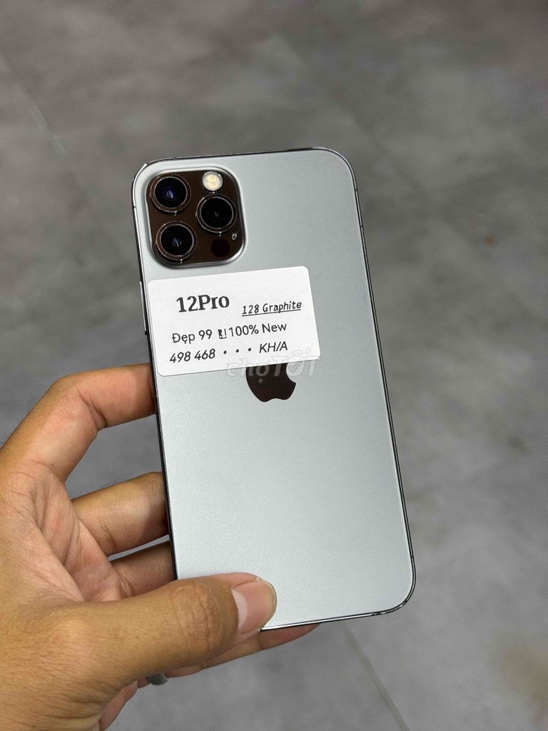 Apple iPhone 12 Pro 128GB Graphite 100% New. Mua bán Điện thoại tại Quận Ninh Kiều Cần Thơ được đăng bởi DUY IPHONE  hình 1