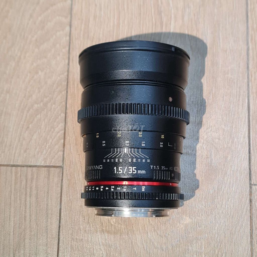 Cine Samyang 35mm T1.5 EF. Mua bán Máy ảnh, Máy quay tại Quận 10 Tp Hồ Chí Minh được đăng bởi Minh Trần hình 1