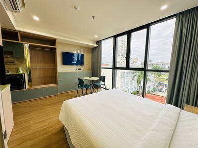 CĂN HỘ STUDIO TẦNG CAO GẦN BIỂN PHẠM VĂN ĐỒNG. Cho thuê căn hộ/chung cư tại Quận Sơn Trà Đà Nẵng được đăng bởi HAVILAND HOUSE CHO THUÊ
