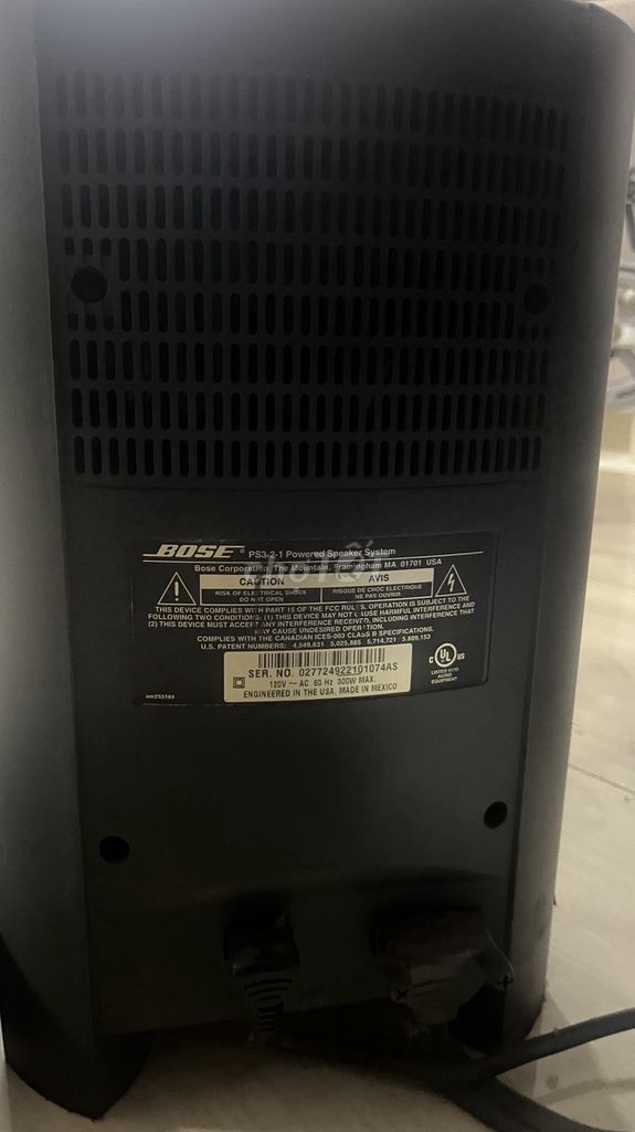 Hệ thống loa Bose PS3-2-1 Đen. Mua bán Tivi, Âm thanh tại Quận Cẩm Lệ Đà Nẵng được đăng bởi Mr Tu hình 1