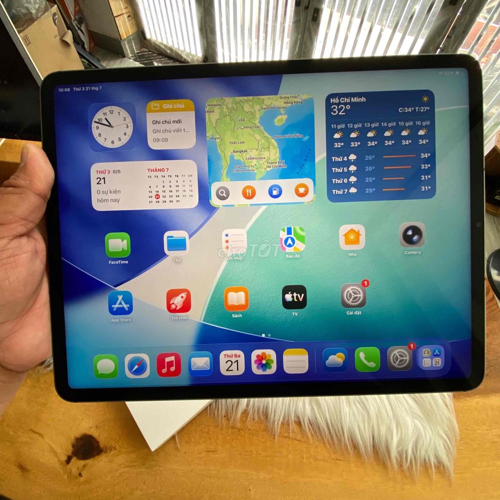 Apple iPad Pro M2 12.9 inch 256GB Xám 5G. Mua bán Máy tính bảng tại Quận Tân Phú Tp Hồ Chí Minh được đăng bởi Phan Tien Sỹ hình 1