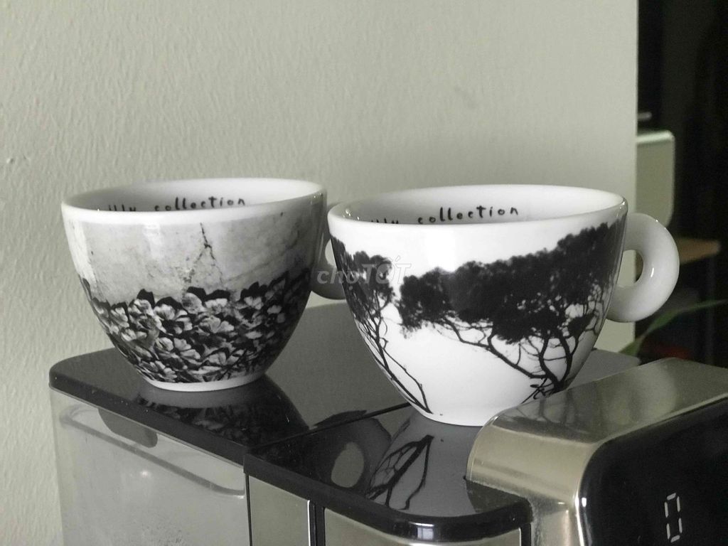 Cốc sứ Illy Đen trắng. Mua bán Dụng cụ nhà bếp tại Quận Ba Đình Hà Nội được đăng bởi Hằng Trần hình 1