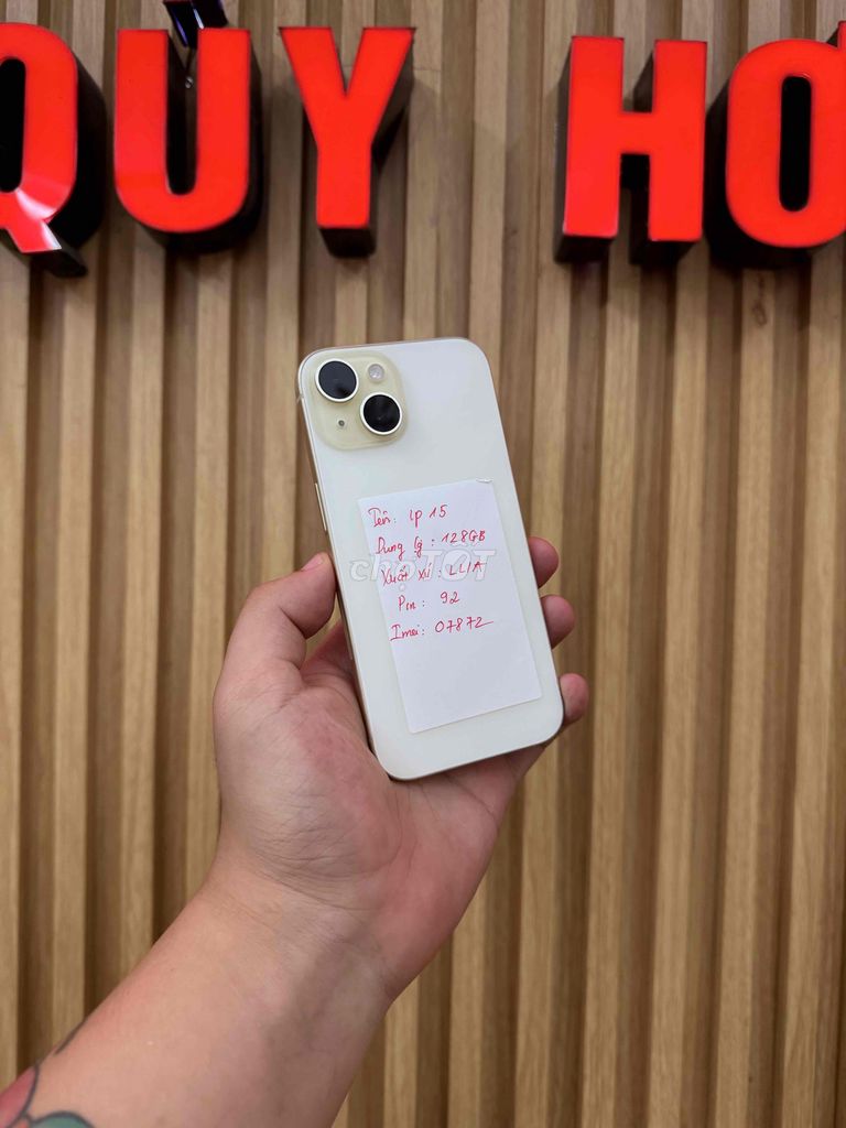 iPhone 15 128GB LLA. Mua bán Điện thoại tại Quận Đống Đa Hà Nội được đăng bởi  HT Mobie Trả góp nợ xáu bao duyệt hình 1