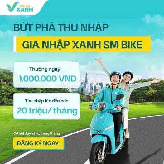 Tuyển 100 Tài Xế Xe Máy Điện - 20 triệu/tháng - Q9. Việc làm tại Thành phố Thủ Đức Tp Hồ Chí Minh được đăng bởi Công Ty Cổ Phần Di Chuyển Xanh và Thông Minh GSM hình 3
