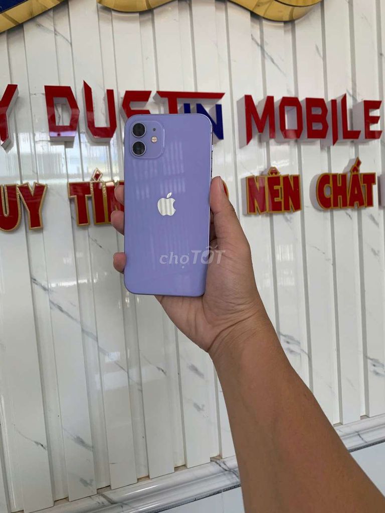 apple 12 64gb tím quốc tế 100% ,có bán góp. Mua bán Điện thoại tại Thành phố Cà Mau Cà Mau được đăng bởi Duy Dustin Mobile hình 1