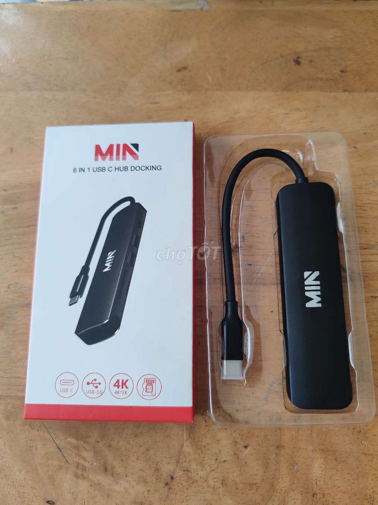 MIN Hub USB-C 6 in 1 4K Đen. Mua bán Phụ kiện (Màn hình, Chuột...) tại Quận 7 Tp Hồ Chí Minh được đăng bởi Vy Vy hình 1