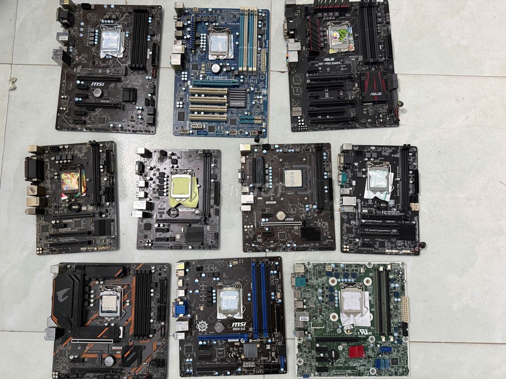 Main H81 H110 B85 B360 Z97 A320 từ 250k. Mua bán Linh kiện (RAM, Card...) tại Huyện Hóc Môn Tp Hồ Chí Minh được đăng bởi Nguyên Vũ PC hình 1
