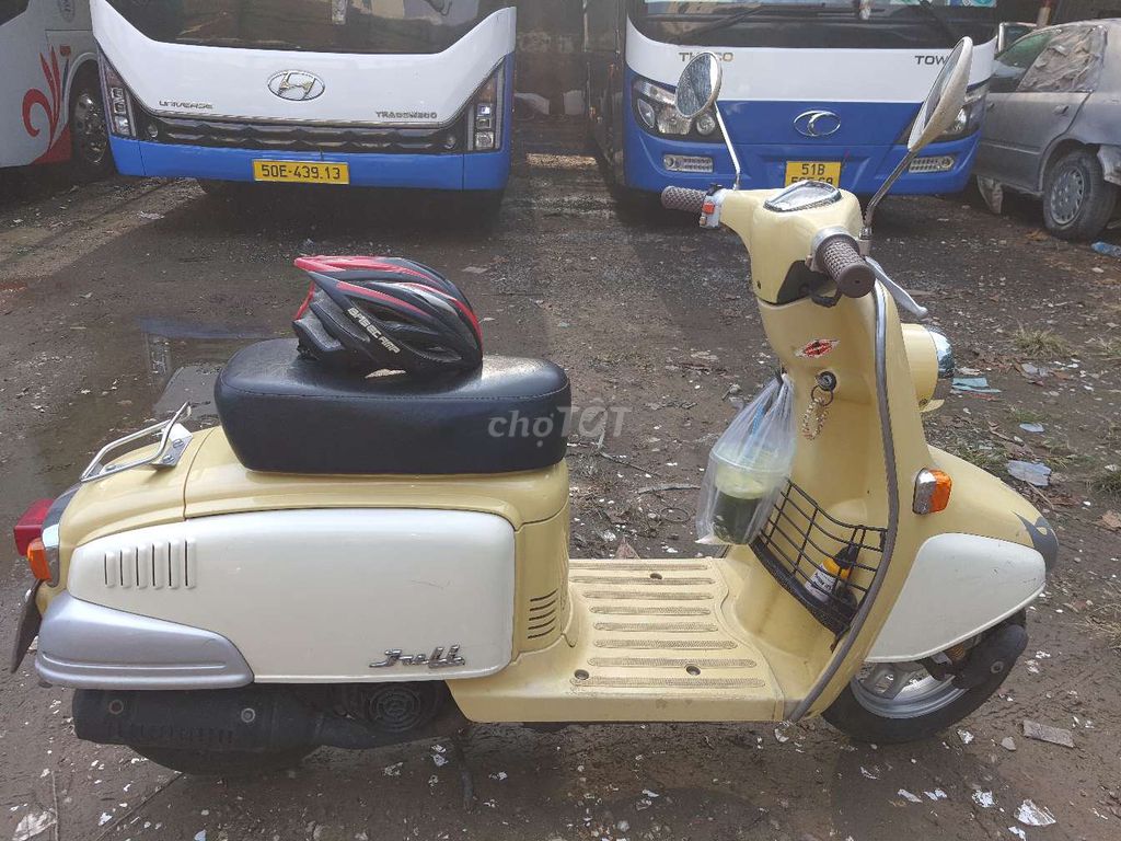 Honda Juli 2 thì 50cc Vàng kem. Mua bán Xe máy tại Quận Bình Thạnh Tp Hồ Chí Minh được đăng bởi Long hình 3