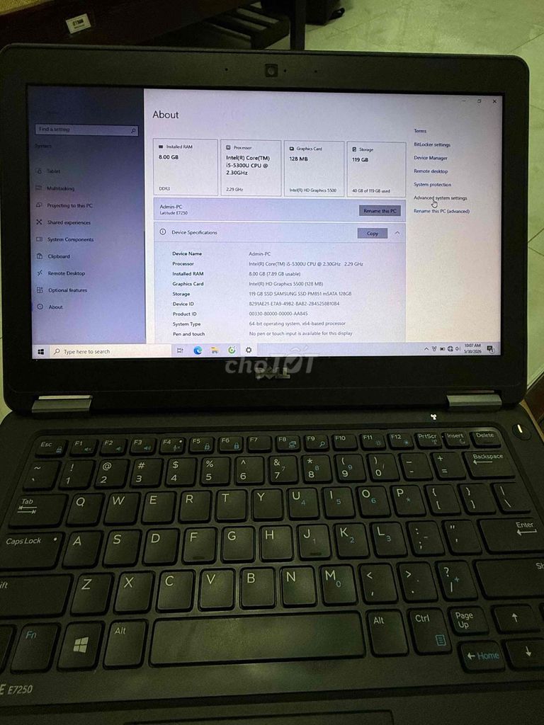 Dell Latitude 7320 i5 8GB/128GB. Mua bán Laptop tại Thành phố Phan Thiết Bình Thuận được đăng bởi Nguyễn tiến mạnh hình 1