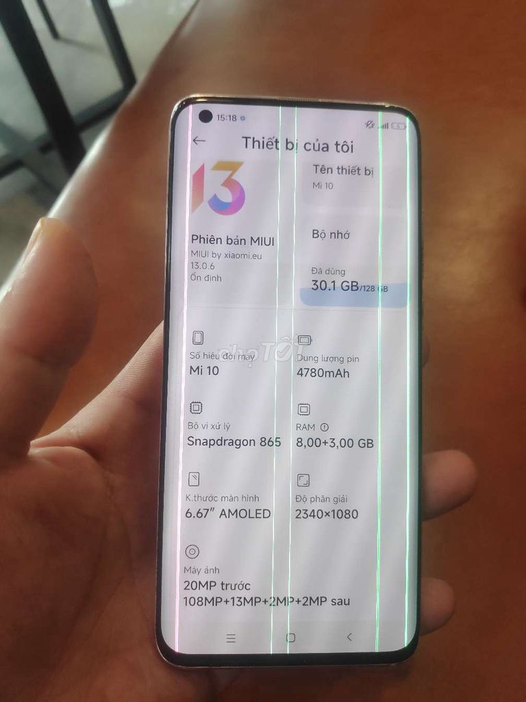 Xiaomi Mi 10 128GB Hồng. Mua bán Điện thoại tại Huyện Tiên Du Bắc Ninh được đăng bởi Huynh hình 1