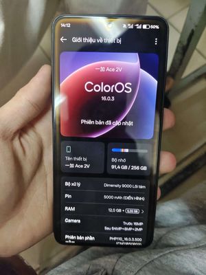 OnePlus Ace 2V 256GB Đen