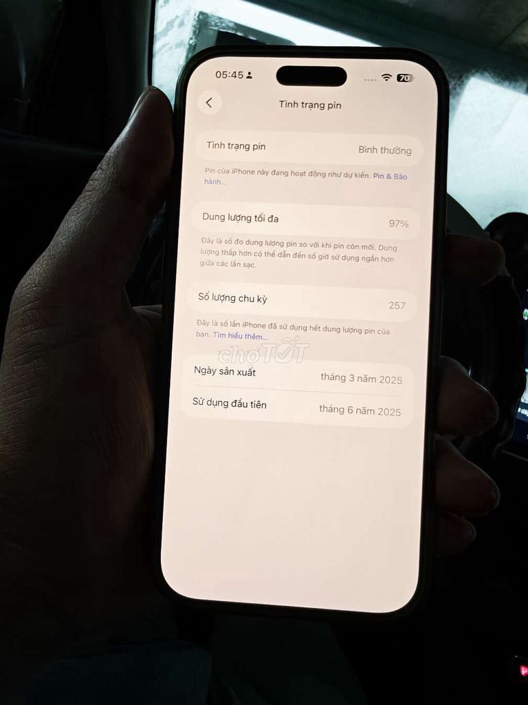 iPhone 16 Pro Max 256GB còn bảo hành. Mua bán Điện thoại tại Huyện Quốc Oai Hà Nội được đăng bởi nguyễn quang thiện hình 1