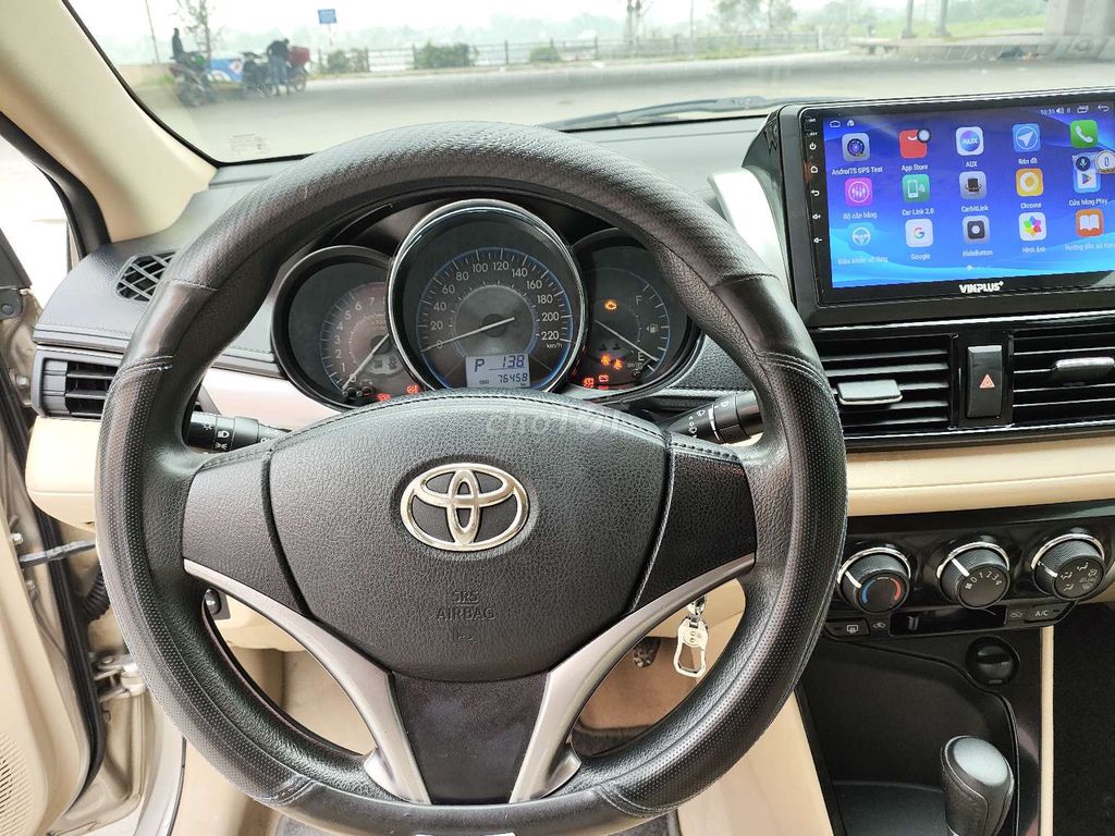 Toyota Vios 2018 E AT Vàng cát. Mua bán Ô tô tại Thành phố Vinh Nghệ An được đăng bởi Thành Chung hình 6