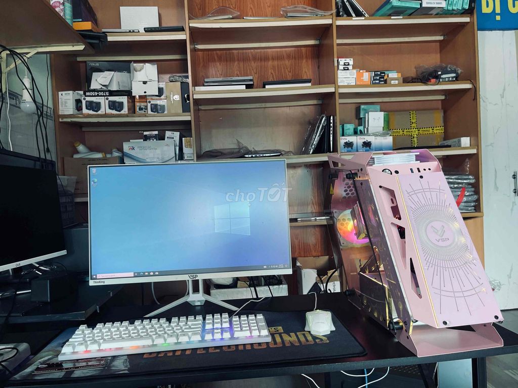 Dàn pc đẹp giá rẻ i5 24 inch 8GB/128GB Hồng. Mua bán Máy tính để bàn tại Thị xã Tân Uyên Bình Dương được đăng bởi lê âu hình 1